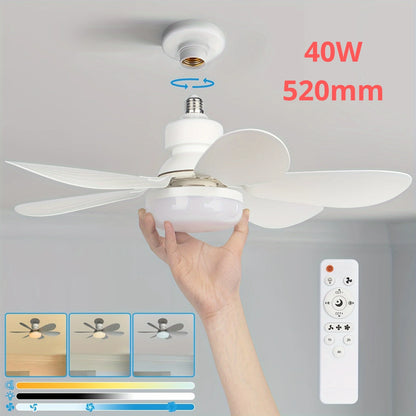 Screw-In Remote Ceiling Fan & Light